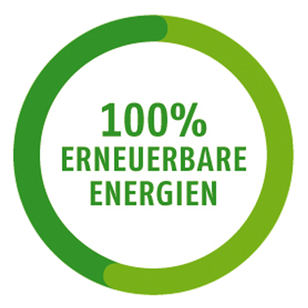 Logo - 100% erneuerbare Energie