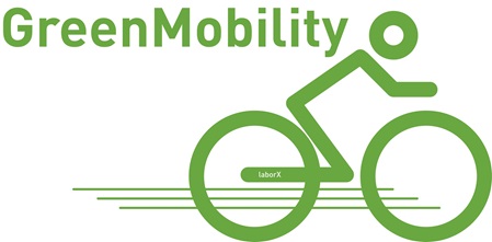 Logo GreenMobility - eine Initiative von laborx